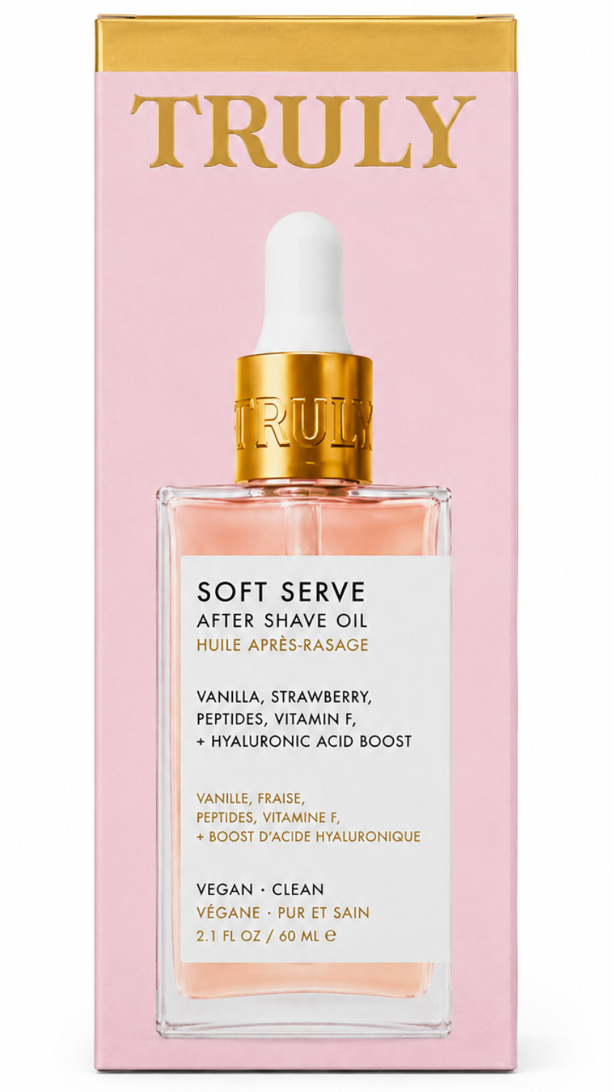 Serum, Aceite Aclarante, Suavizante, Olor y Sabor post-afeitado Truly ®
