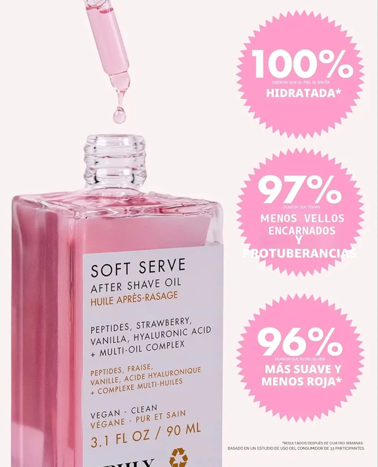 Serum, Aceite Aclarante, Suavizante, Olor y Sabor post-afeitado Truly ®